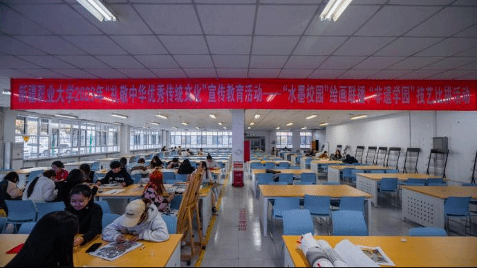 【礼敬中华优秀传统文化】我校成功举办“水墨校园”绘画联播、“非遗学园”技艺比拼活动